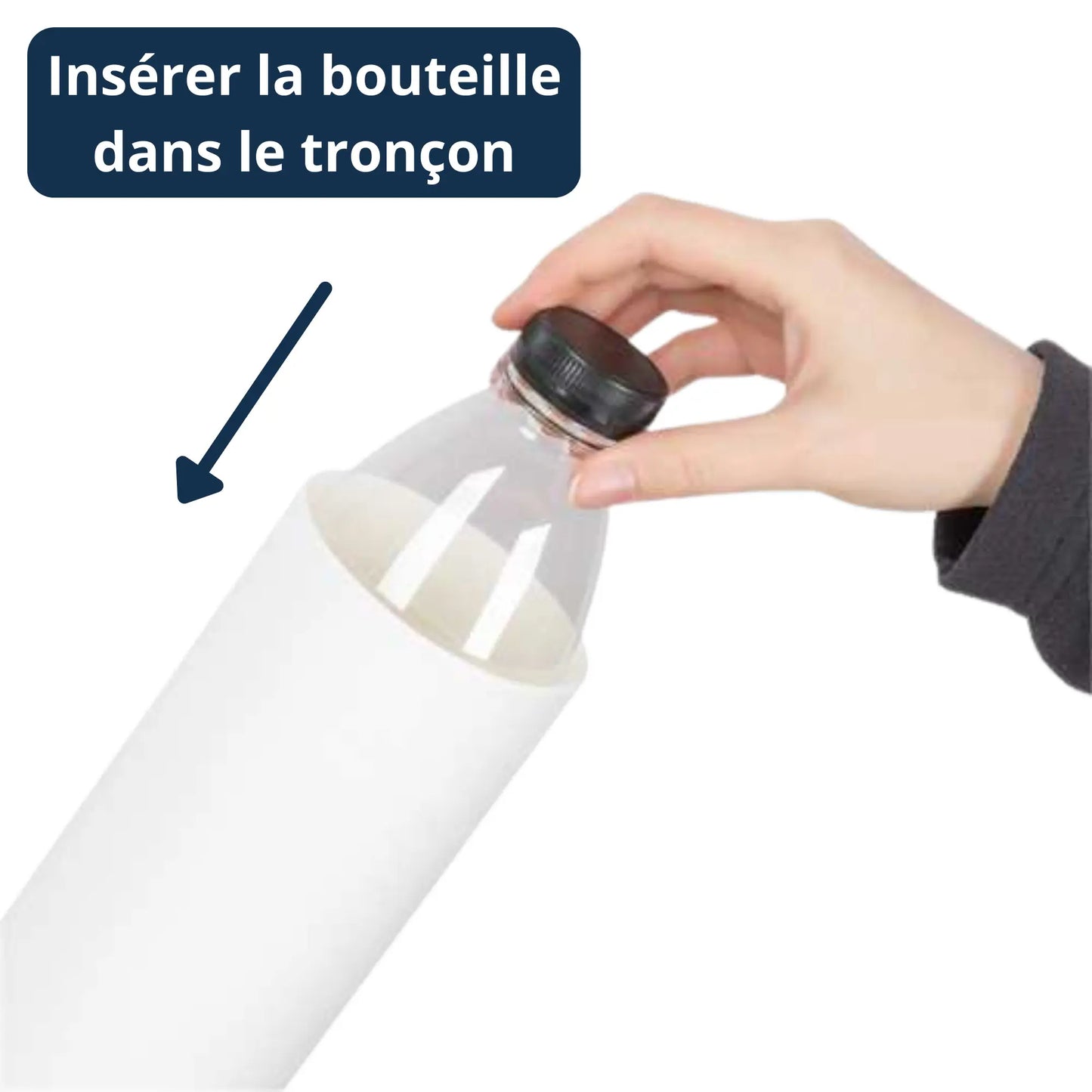 Bouteille de lest pour tronçon de CSO.
